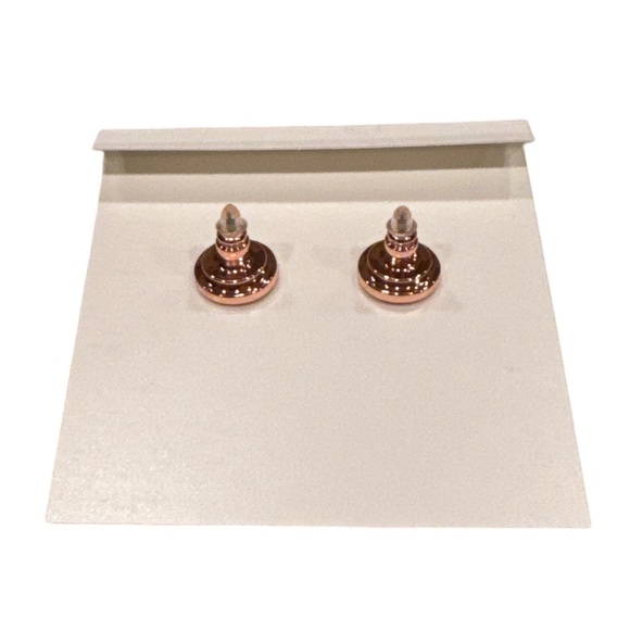 TORY BURCH Rose Gold Kira Stud Earring - Picture 3 of 3